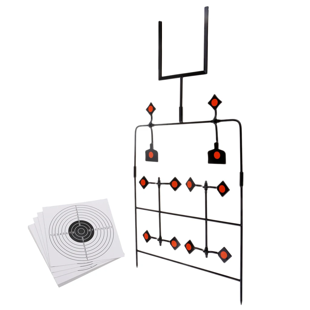 12 пластин сброс стрельбы мишень Спиннер металлическая сталь АВТОСБРОС мишени + 20