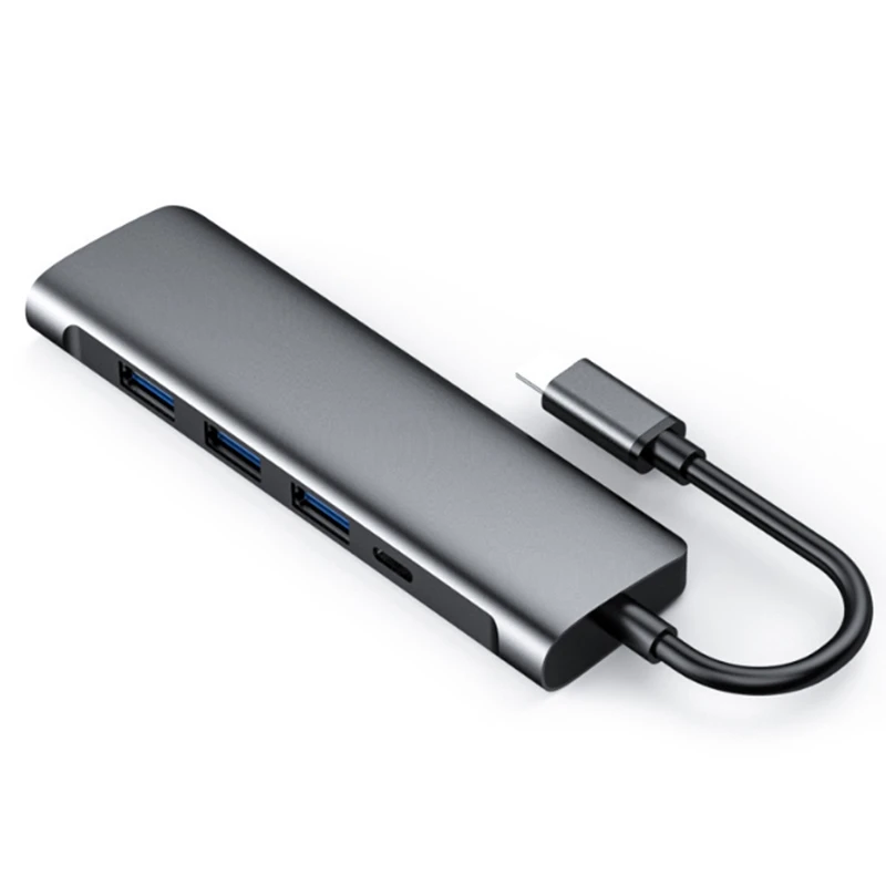 5 в 1 USB C концентратор 4K HDMI конвертер разветвитель 3 0 расширитель адаптер