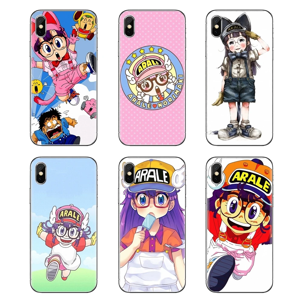 Аниме Dr Slump Arale Маленькие девушки ТПУ чехлы для samsung Galaxy S2 S3 S4 S5 MINI S6 S7 edge S8 S9 Plus Note 2 3 4