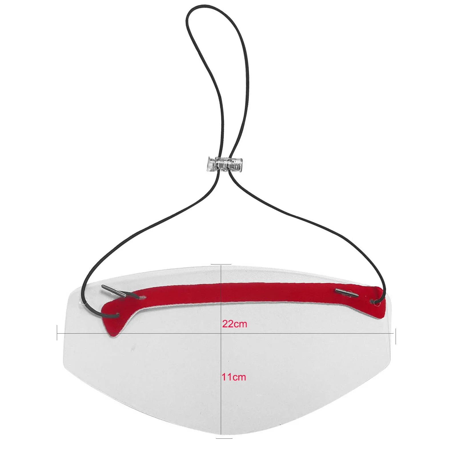 Маска Защитная многоразовая для Хэллоуина прозрачная из ПВХ| |