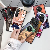 One Piece Anime Case For Xiaomi Poco NFC 10T Pro Note Lite 10S CC9 Black Soft Phone Cover Fundas