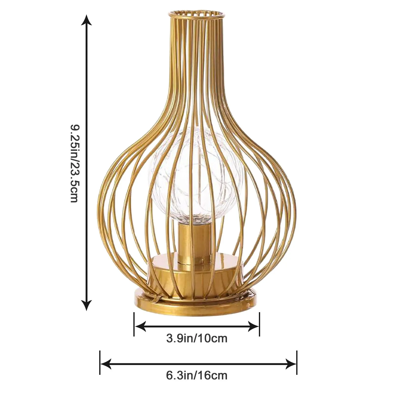 Ночной светильник для бутылки креативная железная настольная лампа лампы винных