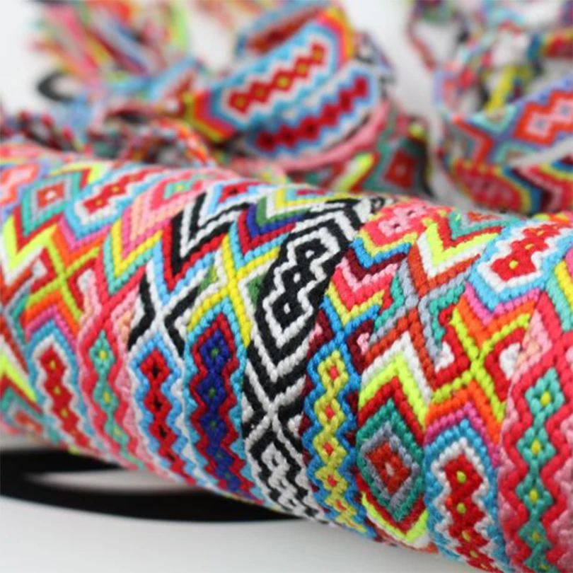 IYOE богемный Плетеный веревочный браслет ручной работы для женщин и мужчин