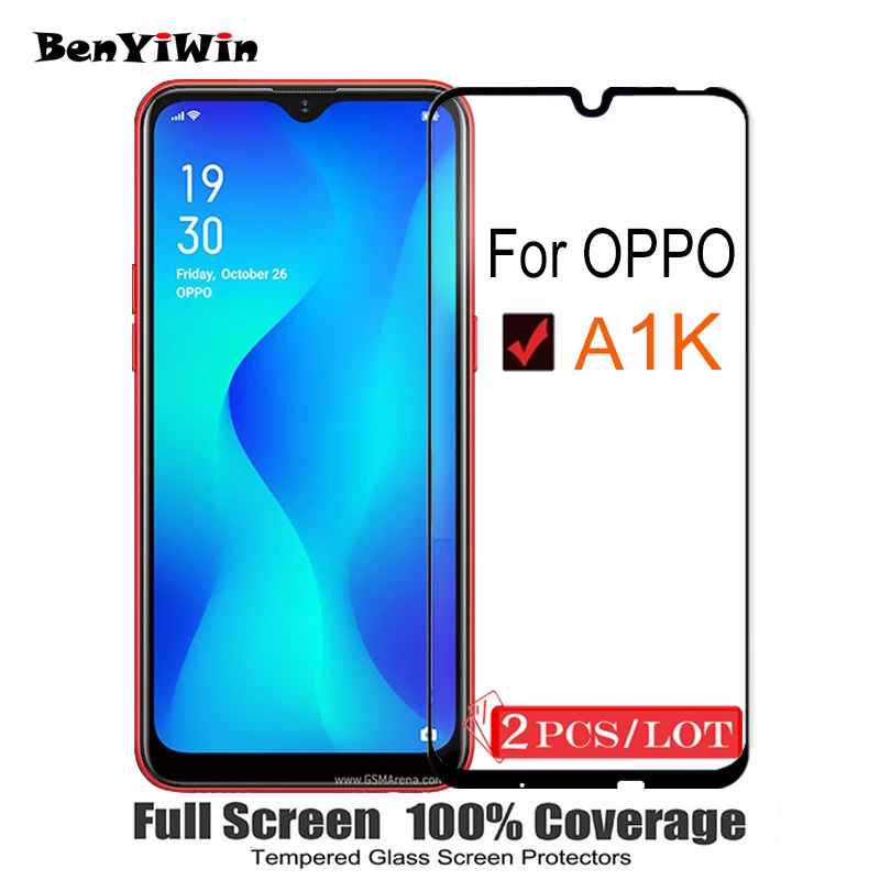2 шт. 100% Оригинальная защитная пленка для экрана закаленное стекло OPPO A1K 9H On