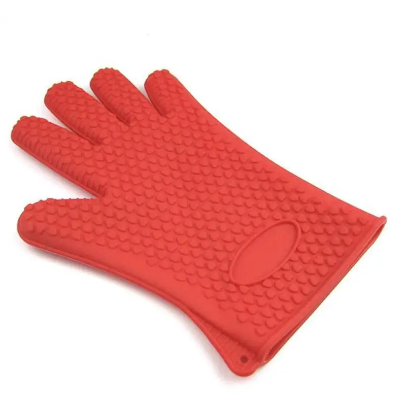 

Heat Resistant Silicone Glove Multifunctional Kitchen Gloves Temperature Resistant Gloves Cooking Baking BBQ Oven Gloves