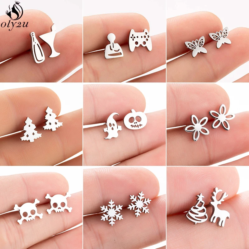 Oly2u богемные модные маленькие искусственные украшения для женщин из нержавеющей