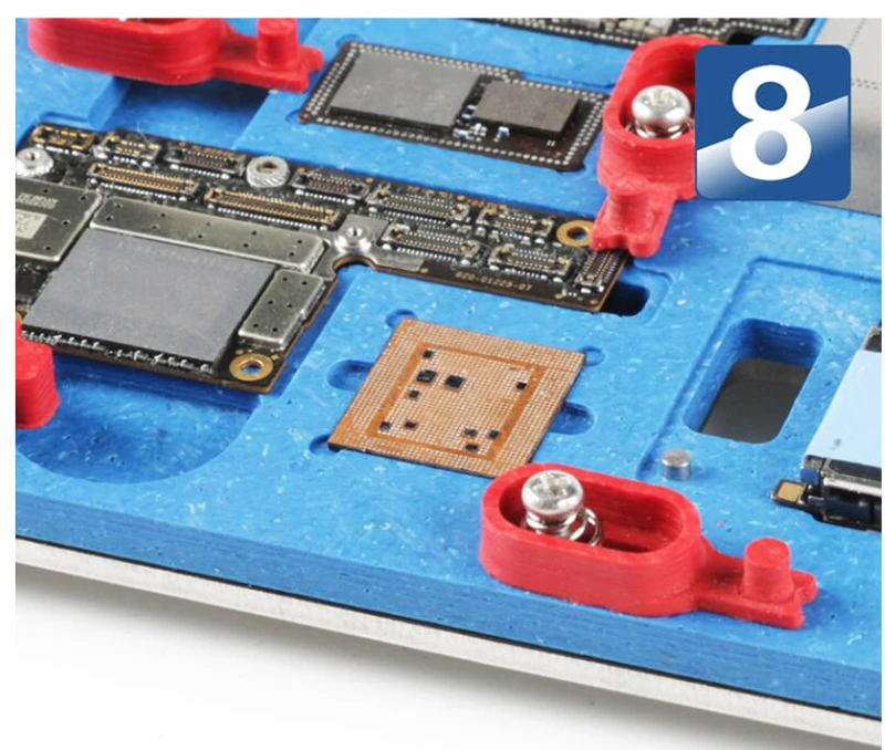 K20 Pcb держатель ремонт приспособление для Iphone X Xs Max материнская плата посадки олова с Bga трафарет A12 удалить черный клей