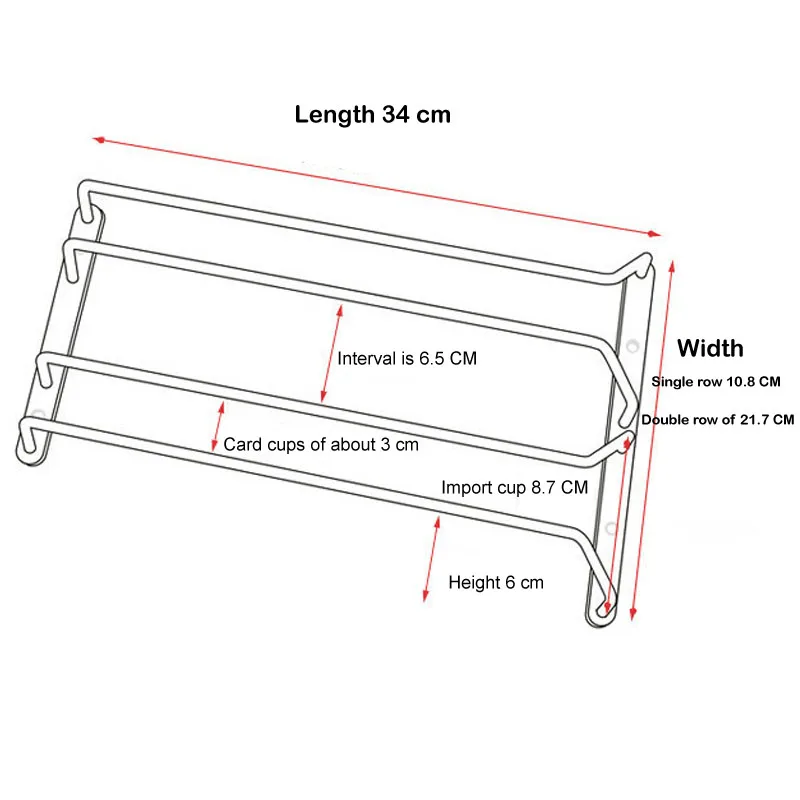 Перевернутая стойка для стаканов красного вина цвет шампанского яркий держатель