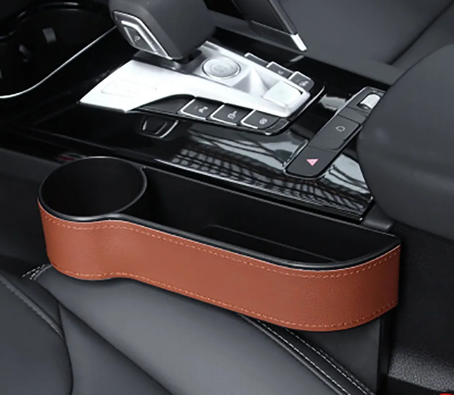 

Car Seat Crevice Storage Box Seat Gap Slit Pocket Catcher Organizer Universal Car Seat Organizer Card Phone Holder Pocket