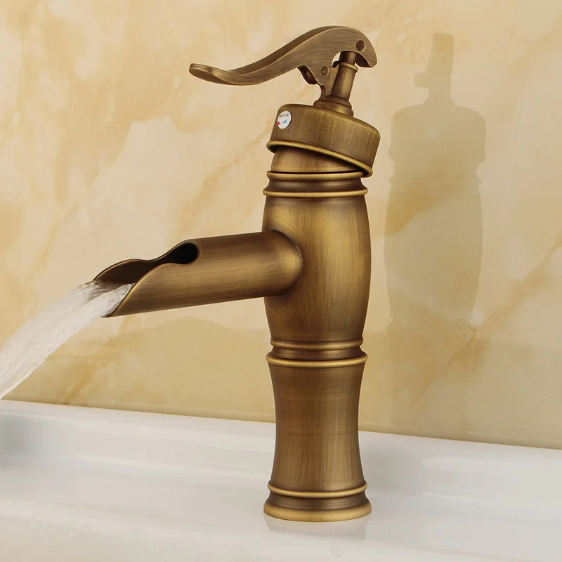 Античные латунные смесители для кухни в стиле ретро кран раковины ванную комнату