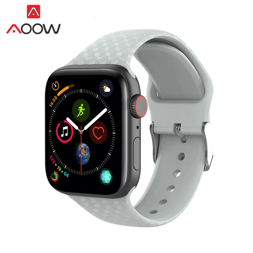 Цветной силиконовый ремешок для часов iWatch Apple Watch 1 2 3 4 40 мм 44 мм 38 мм 42 мм для мужчин и женщин спортивный ремешок для мужчин