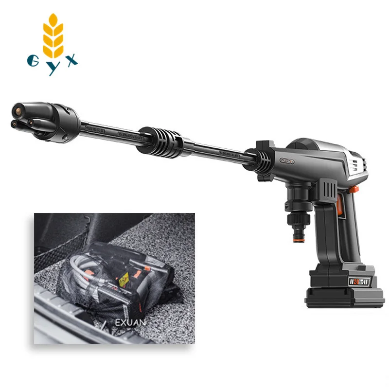 

Clean Water Gun / Lithium Battery High Pressure Car Washer / Household Portable Water Pump / Hand-Held Car Wash Water Gun