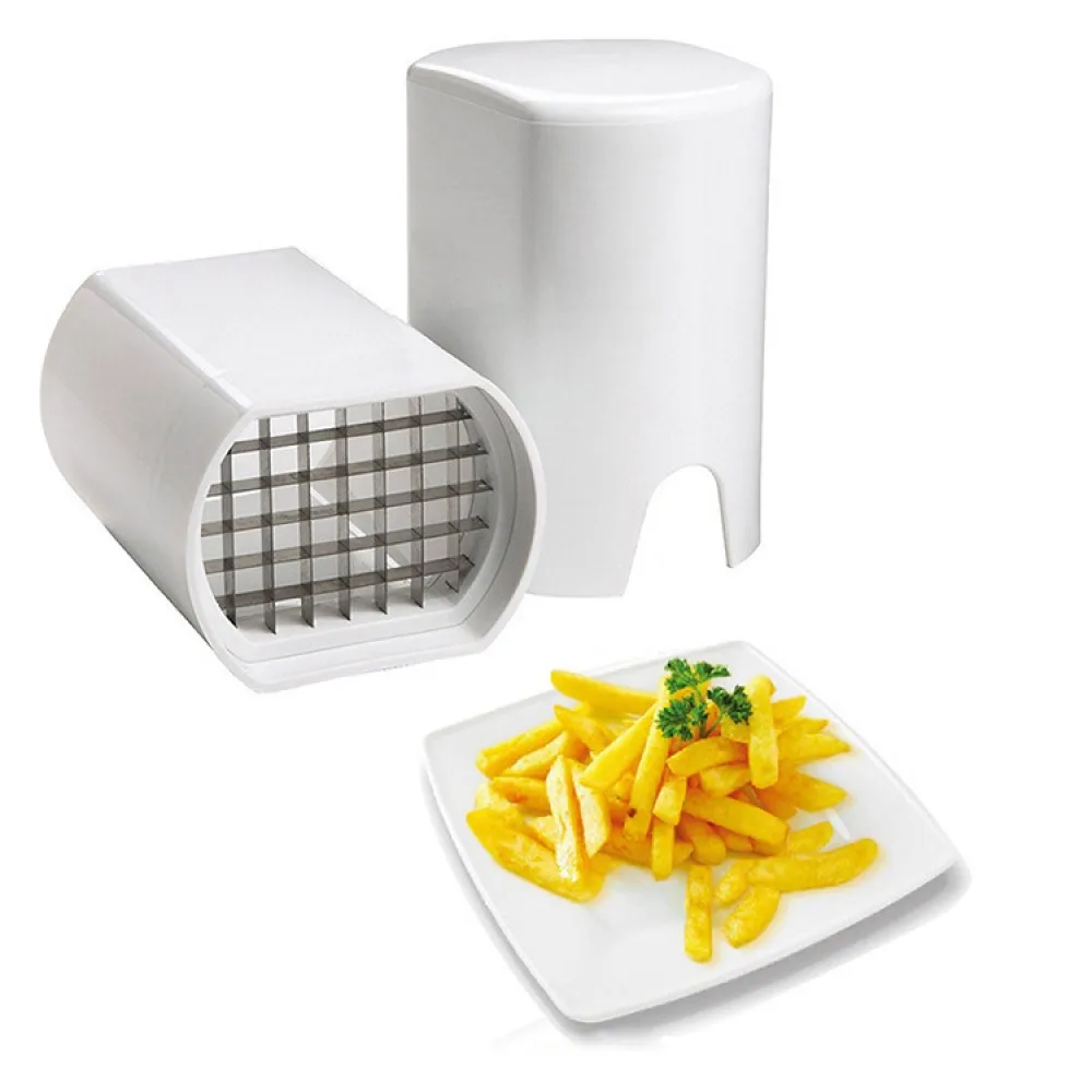 

One step French fries cutter, a sharp tool for making French fries, and a multifunctional vegetable cutter