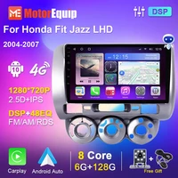 android 10 0 autoradio for honda fit jazz lhd 2004 2007 car radio multimedia dvd player stereo navigation gps 2din carplay video