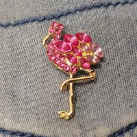 custom water brick enamel pins crane brooches bag lapel pin badge jewelry gift