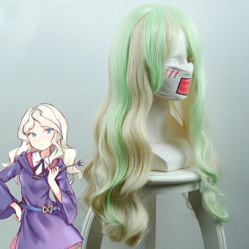 Аниме Маленькая ведьма academic Косплей парики Диана Кавендиш термостойкий