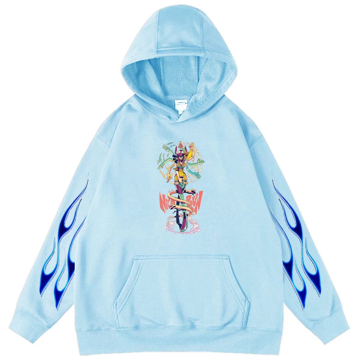 

ONE PIEC Anime Cartoon Oversized Hoodie Sweatshirt Long Sleeve Pullover Japanese Harajuku Streetwear Men's Unisex Hooded Tops