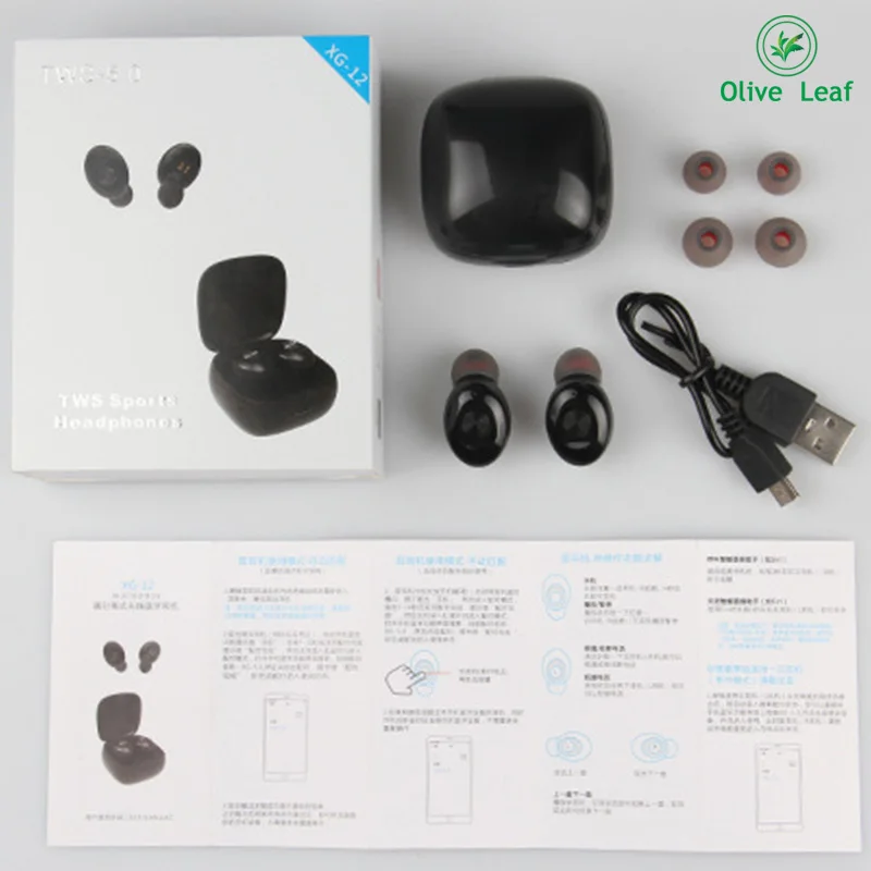 Новый XG12 TWS стерео Sem Fio Bluetooth 5 0 Водонепроницаемый механизм Fone De Ouvido игровая