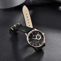 new pagni design quartz mens watches fashion business clock men waterproof leather sport watch man luxury brand gold wristwatch