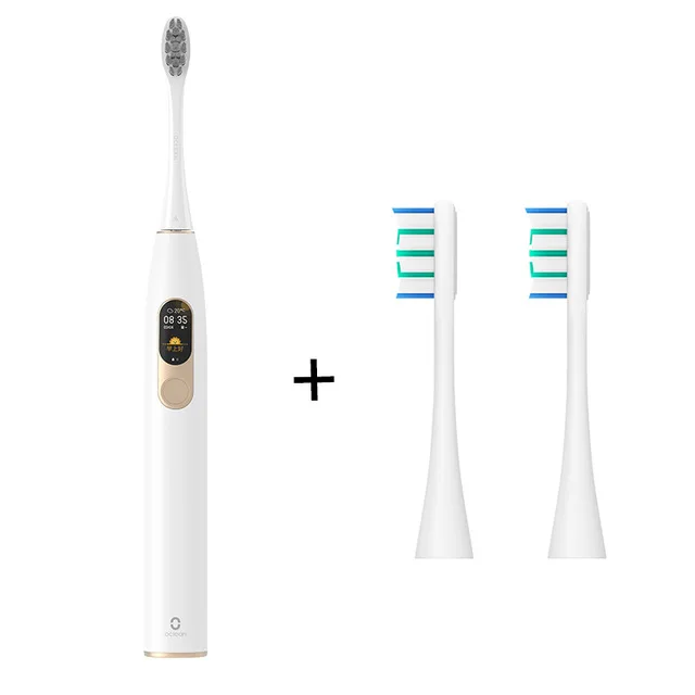 add P2 Глобальная версия Oclean X Xiaomi sonic электрическая зубная щетка обновленная Водонепроницаемая ультра звуковая автоматическая зубная щетка перезаряжаемая через USB - Цвет: add P2