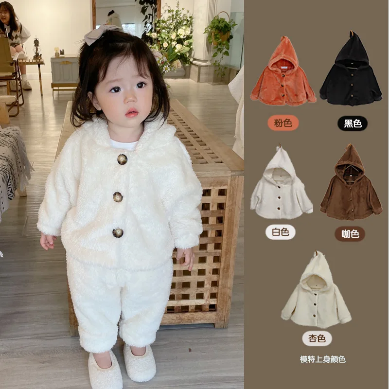 

Детская куртка новинка 2021 зимняя куртка из овечьей шерсти двусторонняя куртка для девочек женская детская рабочая одежда детская одежда