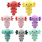 Новейшие Мультяшные плюшевые Axolotl плюшевые игрушки Kawaii Animal Axolotl плюшевые фигурки куклы игрушки Мультяшные розовые Axolotl мягкие куклы Подарки