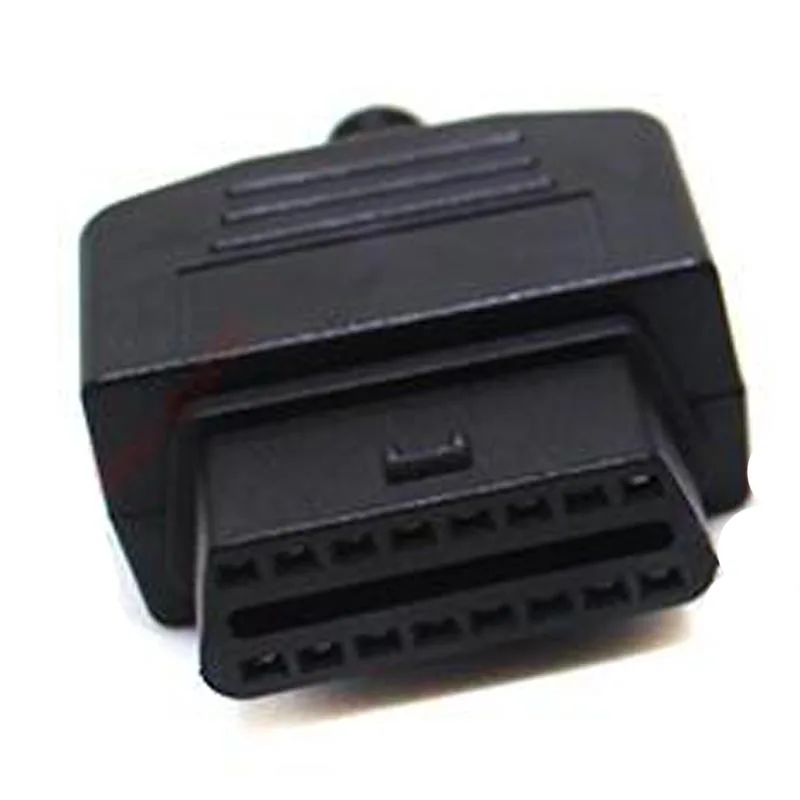 2019 с корпусом и винтом OBDII OBD 2 Сделай Сам 16 Pin кабель удлинитель наружной резьбой