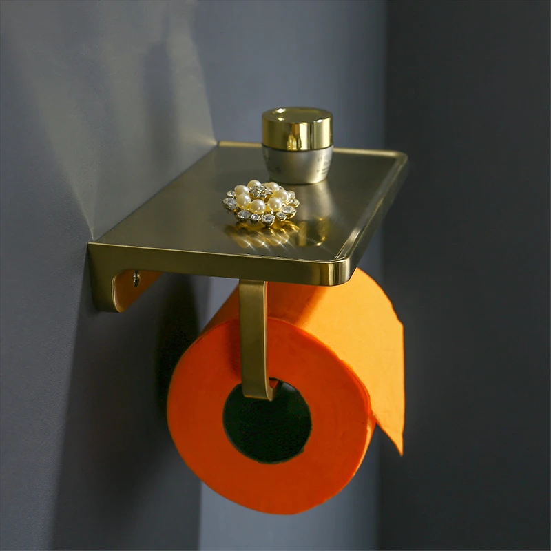 Держатель туалетной бумаги для ванной комнаты настенный держатель рулона из