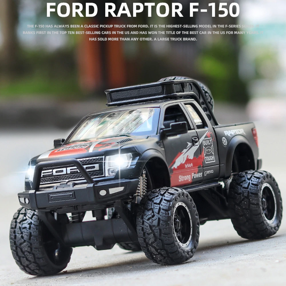 1:32 автомобилей горячая модель колеса автомобиля Ford Raptor 150 металлический корпус