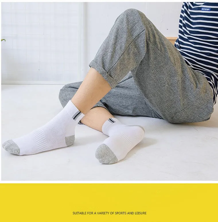 

5pair=10pcs New Men Cotton Socks Business Casual Breathable Winter Autumn Male Crew Socks Meias Hot Sale Sokken Size38-48