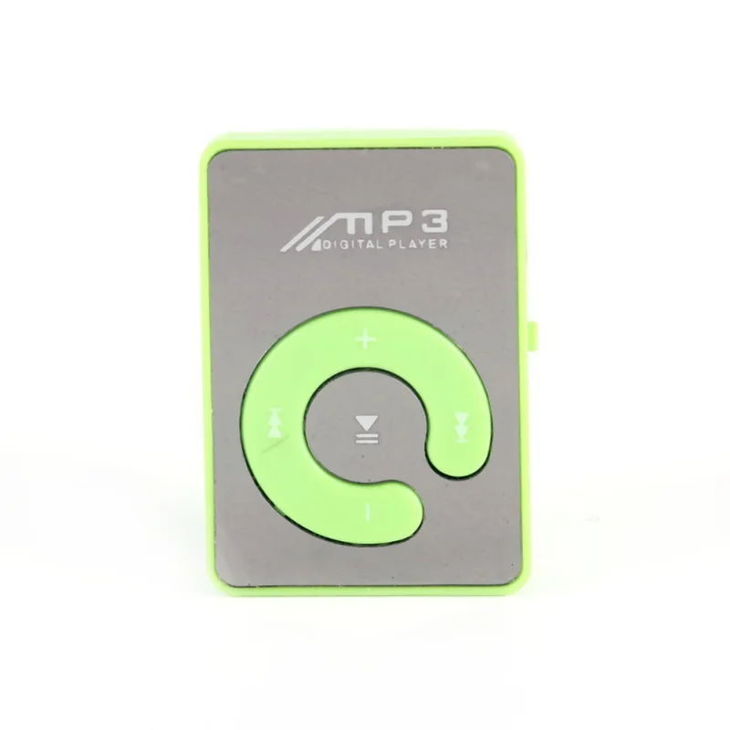 Модный и портативный mp3-плеер мини-зеркальный зажим USB цифровой MP3-плеер с