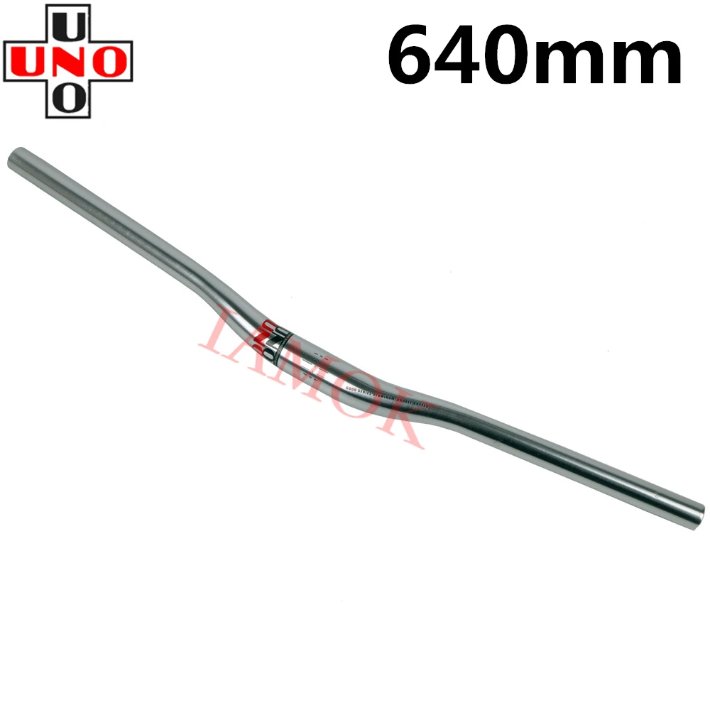 

UNO FB21L/RB12L Bicycle Silver Handlebar 640/680/720/740/760/800mm Iamok Bike Parts 31.8mm Handlebars