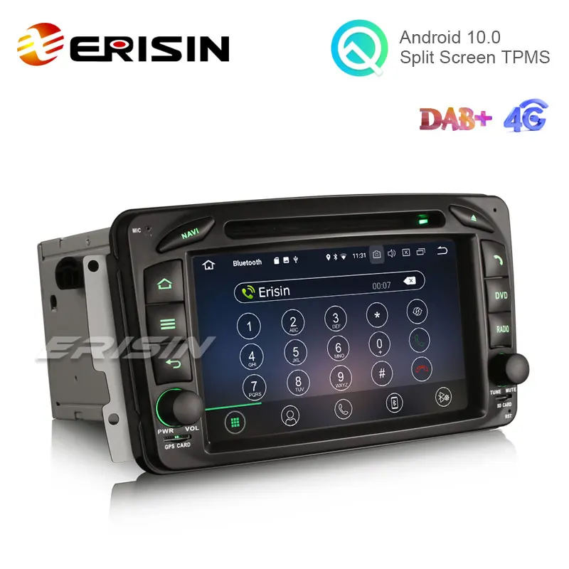 Автомагнитола erоформлена ES5963C 7 дюймов PX30 Android 10 0 для Mercedes Benz C/CLK/G Class W203 Viano Vito DVD GPS
