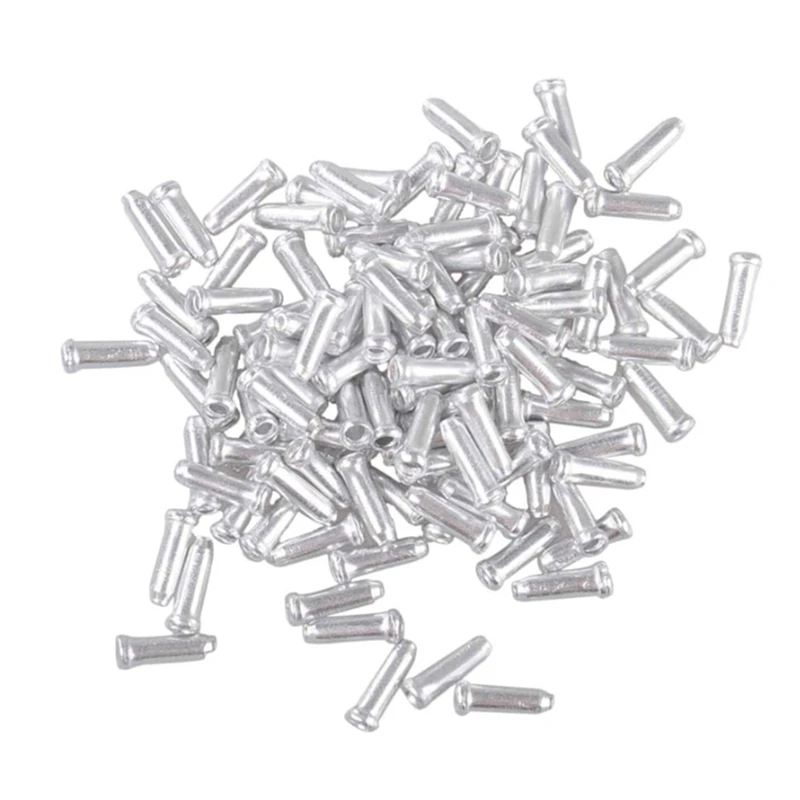 

500Pcs Cable End Crimp Bike Cable End Caps Cable Caps for Bike Shift Alloy Road Mountain Bike Brake Tips Shifter