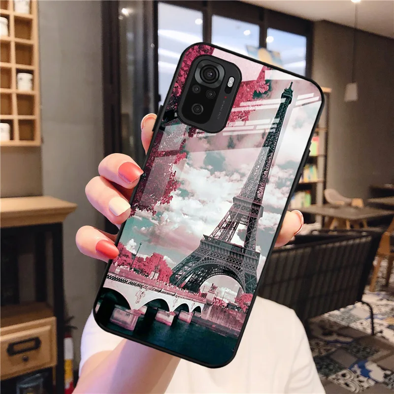 Funda For Xiaomi Redmi Note 9 Pro Case For Xiaomi Redmi Note 10 9 8 11 Pro 10Pro 9s 10s Coque Redmi 9 Tiger Protect Glass Bumper