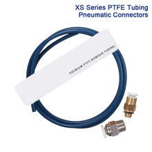 High Quality Bowden PTFE Tubing XS Series Teflonto 1M PC4 M6 Quick Fitting Straight Pneumatic Fitting Connector 3D Printer Parts