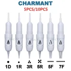 5 шт.лот тату картридж Liberty иглы одноразовая машинка для татуировки Charmant ручка поставка для полуперманентного макияжа бровей губ