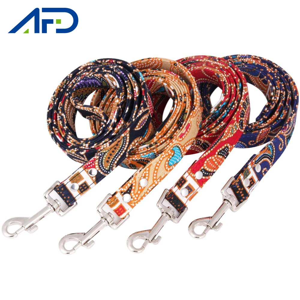 120 см Модный узор поводок для собак напечатанный нейлоновый домашних животных