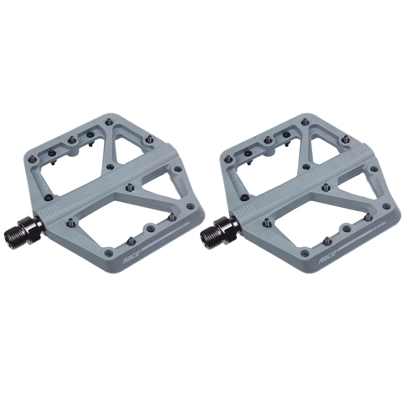 

RaceWORK MTB Bike Pedal Ultralight Bearings Bicycle Pedal Flat for Mountain Road Bike BMX