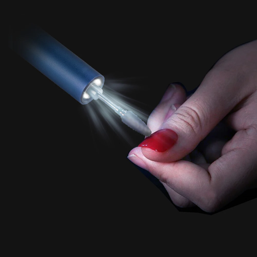 

12000rpm LED electric nail drill for manicure nail files Electric Nail Drill Machine Mill Cutter Sets For Manicure Nail Tips