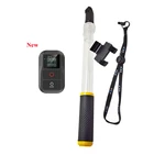 Водонепроницаемый пульт дистанционного управления + прозрачный плавучий Телескопический монопод для камеры GoPro Hero 8 7 6 5 4 3 + 3 Session