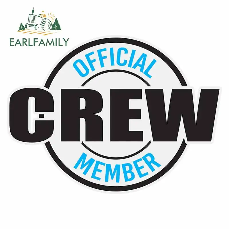 EARLFAMILY 13 см x 9 7 для официального члена экипировки Автомобильная Наклейка