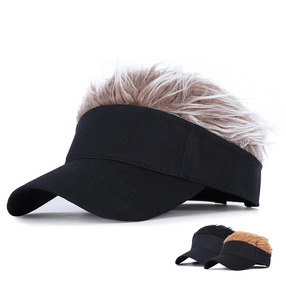 

Summer Fashion Baseball Cap Outdoor Sports Travel Riding Wig Sun Hat Cosplay Men's Creative Hip Hop Cap