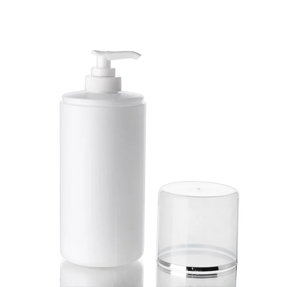 

3pcs Empty Pump Bottles Comestics Dispenser Bottles Pressing Emulsion Bottles Pastic Shampoo Bottle Lotion Bottle (White 250ML)