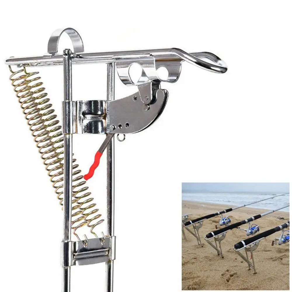Держатель для удочки автоматический двойной пружинный угол рыболовная удочка