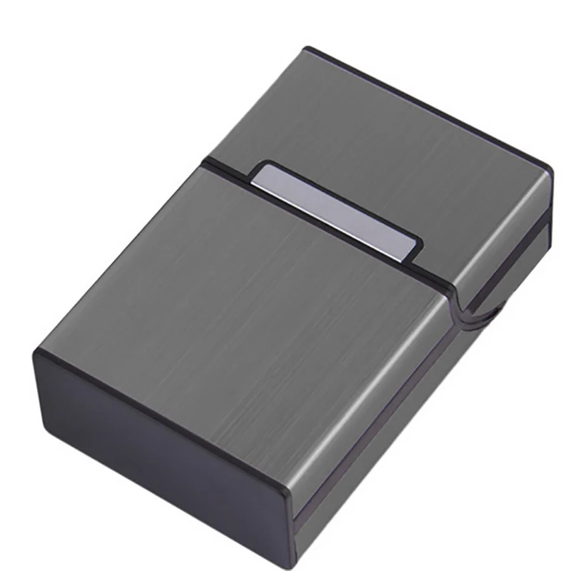 1 шт. алюминиевый чехол для сигарет держатель карманная коробка контейнер