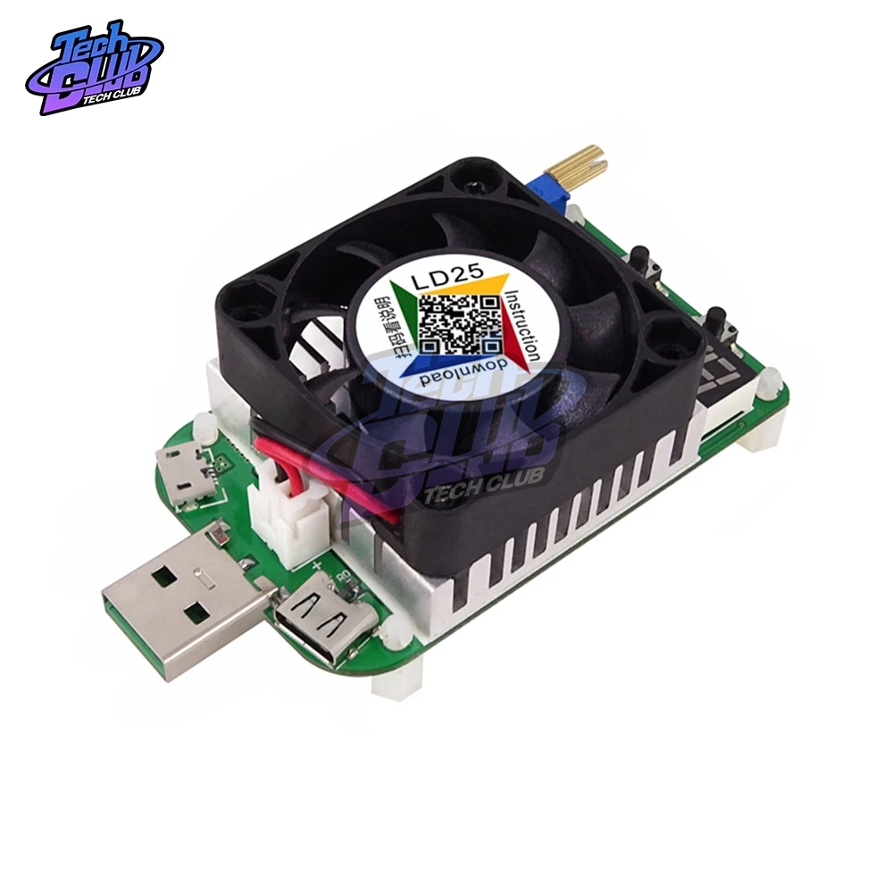 LD25 LD35 25 Вт/35 Вт USB электронный тестер нагрузки Интеллектуальная защита