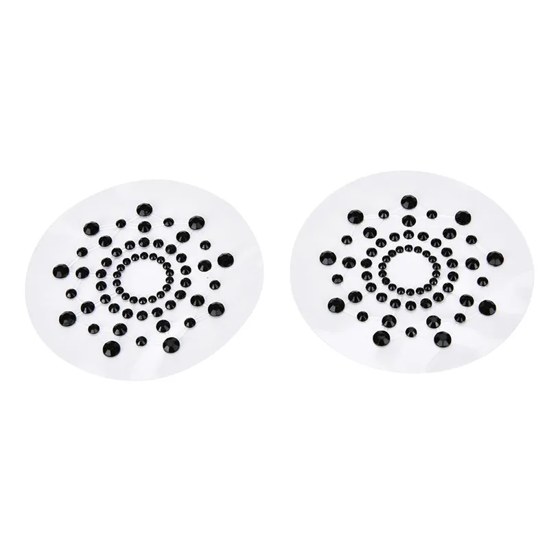 Наклейки для сосков самоклеящиеся бюстгальтеров стразы 1 пара | Женская одежда