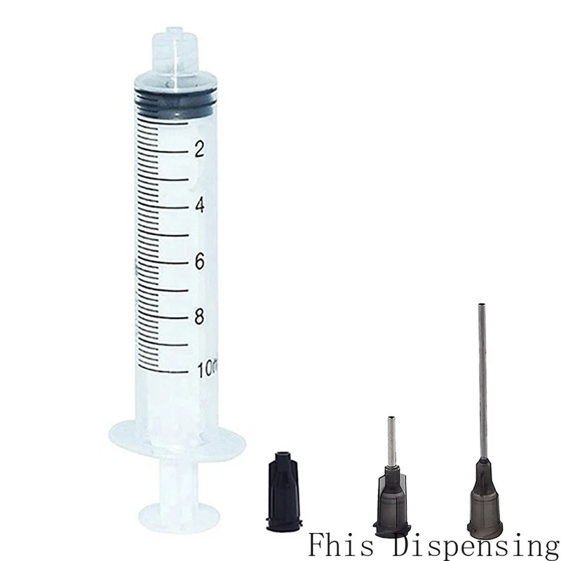 

10cc/10ml Syringe 16G Blue Blunt Dispensing Needle Glue Adhesive Henna Liquids 1.5" Blunt Tip Dispensing Needle Pack of 5