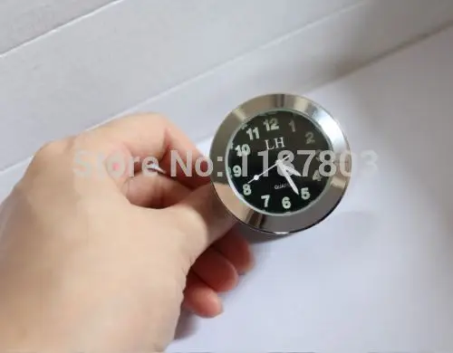 Часы для крепления на руль хромированные часы 7/8 &quot-1&quot Harley Honda Shadow Rebel Sabre VTX VT 750 1300